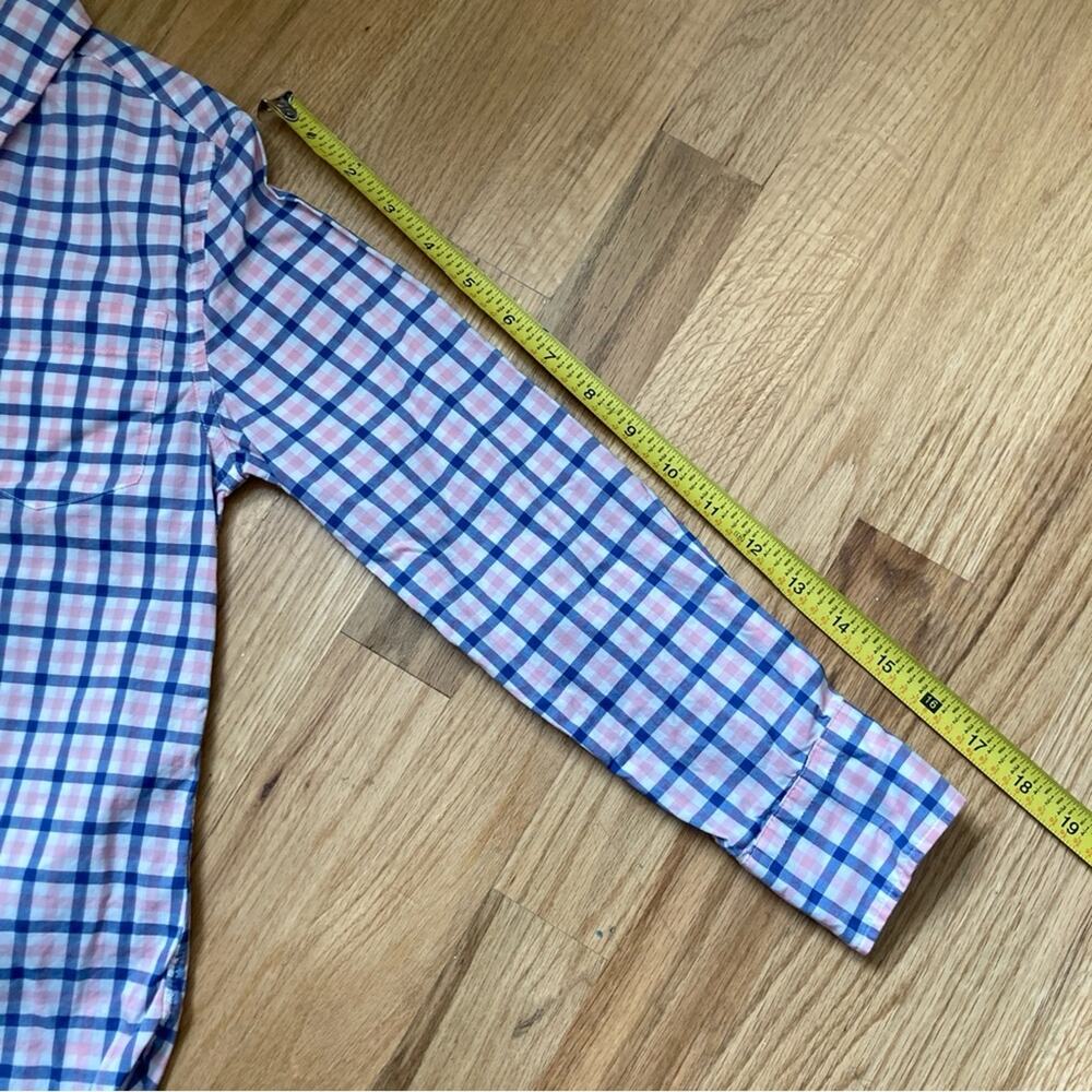 Crewcuts Kids Plaid Button Down Shirt in Blue and Pink Boys Size 8 - Picture 7 of 8